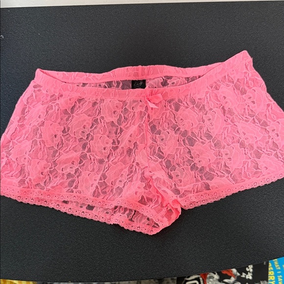 Smart & Sexy Pink Lace Panties sleep shorts - Picture 1 of 2